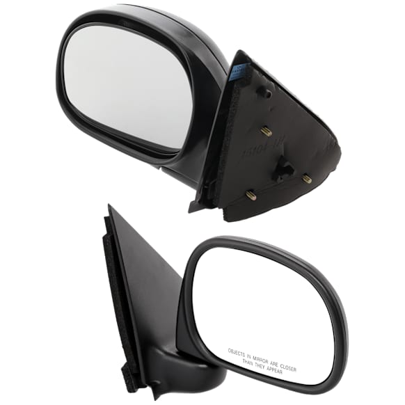 Mirror, Manual Adjust, Non-Heated, Manual Folding, Textured Black, No Signal Light, No Memory, No Puddle Light, No Auto-Dim, No Blind Spot Feature