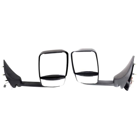 Towing Mirror, Power Adjust, Non-Heated, Manual Folding, Paintable, In-housing Signal Light, No Memory, No Puddle Light, No Auto-Dim, No Blind Spot Feature