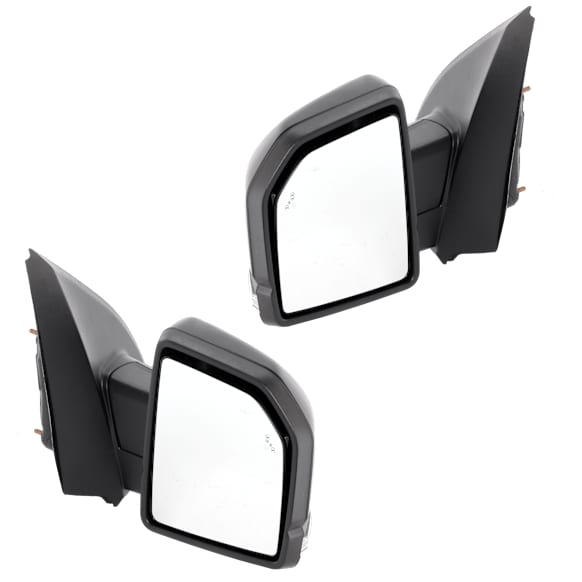 Mirror, Power Adjust, Heated, Power Folding, Paintable, In-housing Signal Light, With Memory, With Puddle Light, No Auto-Dim, With Blind Spot Detection in Glass