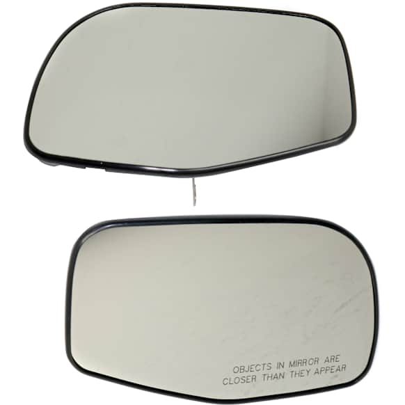 Driver and Passenger Side Mirror Glass, Non-Heated, Non-Towing, With backing plate, Includes (2) Mirror Glasses