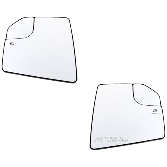 Driver and Passenger Side Mirror Glass, Heated, With Blind Spot Glass