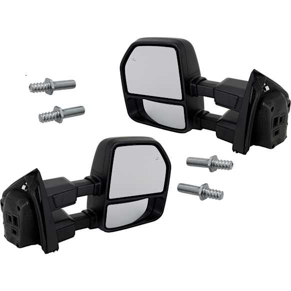 Kool Vue® Driver and Passenger Side Towing Mirror, Upper - Power