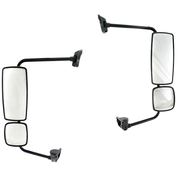 Driver and Passenger Side Mirror, Manual Adjust, Non-Heated, Manual Folding, Paintable, No Signal Light, Without Memory Recall, No Puddle Light, No Auto-Dimming, No Blind Spot Feature