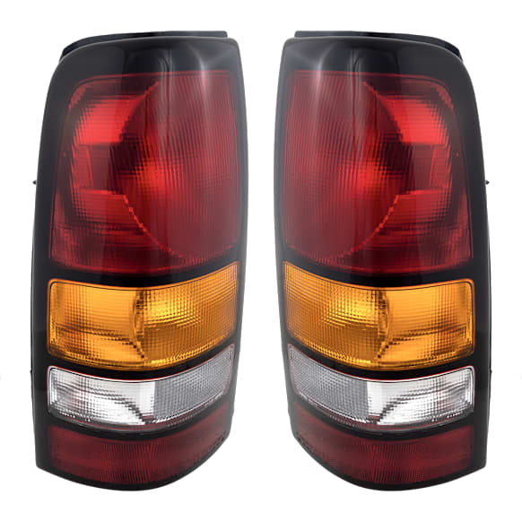 Driver and Passenger Side Halogen Tail Light, With bulb(s), OE Replacement