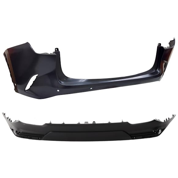 Rear, Upper And Lower Upper - Primed, Lower - Textured Bumper Cover Base 2.5L, 4Cyl