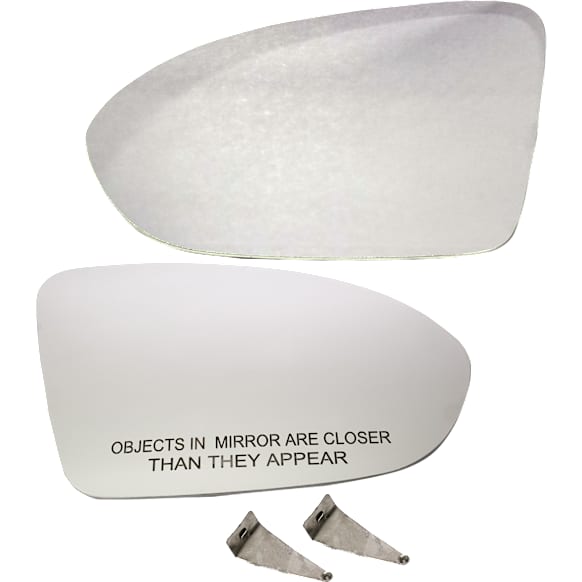 Driver and Passenger Side Mirror Glass, Heated, No Blind Spot Feature, Backing Plate Included