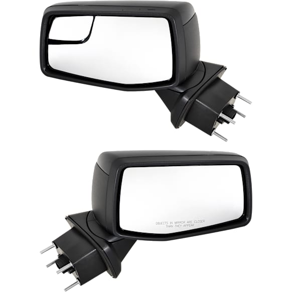 Driver and Passenger Side Mirrors, Power Adjust, Manual Folding, Heated, Paintable, No Signal Light, Memory, Puddle Light, Auto-Dimming, and Blind Spot Feature, With (Temp Sensor, RH)