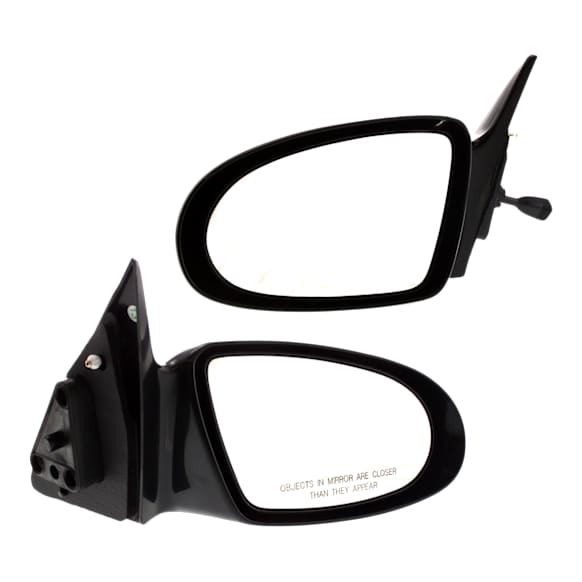 Driver and Passenger Side Mirrors, Manual Adjust, Non-Folding, Non-Heated, Paintable, No Signal Light, No Memory, No Puddle Light, No Auto-Dimming, No Blind Spot Feature