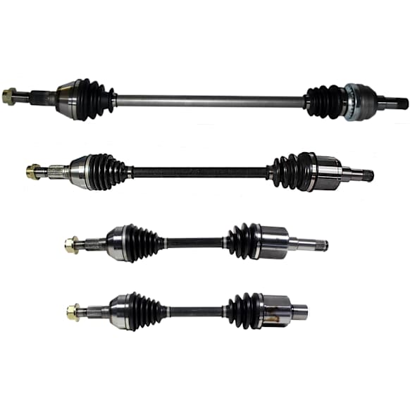 SET-GSPNCV10269-4 Front and Rear, Driver and Passenger Side Axle Assembly - Set of 4, 3.4L, 6Cyl