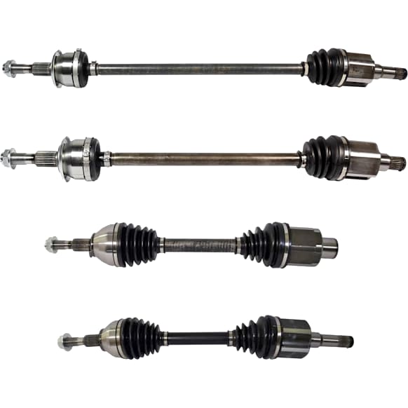 SET-GSPNCV11279-4 Front and Rear, Driver and Passenger Side Axle Assembly - Set of 4, 2.7L, 6Cyl