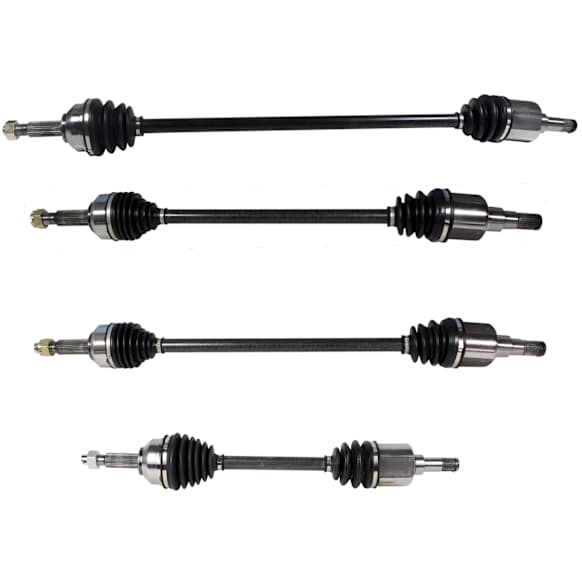 SET-GSPNCV12056-4 Front and Rear, Driver and Passenger Side Axle Assembly - Set of 4 FWD, 3.5L, 6Cyl