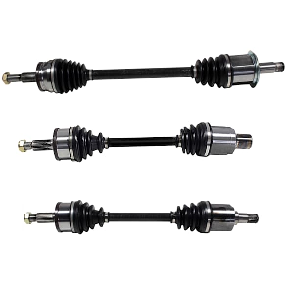SET-GSPNCV12509-3B Front, Driver and Passenger Side and Rear, Driver Side Axle Assembly - Set of 3 AWD