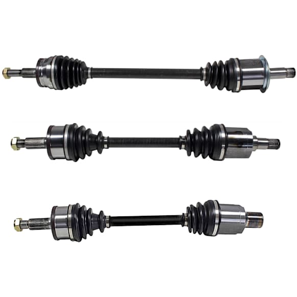 SET-GSPNCV12509-3C Front, Driver and Passenger Side and Rear, Passenger Side Axle Assembly - Set of 3 AWD