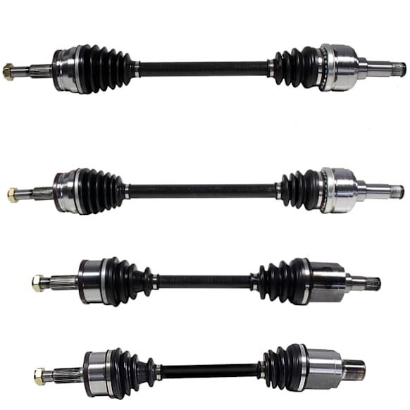 SET-GSPNCV12509-4F Front and Rear, Driver and Passenger Side Axle Assembly - Set of 4, 5.7L, 8Cyl