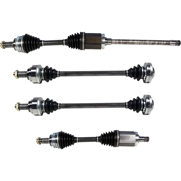 2008 BMW 328xi - Front and Rear, Driver and Passenger Side Axle Assembly, 3.0L 6Cyl