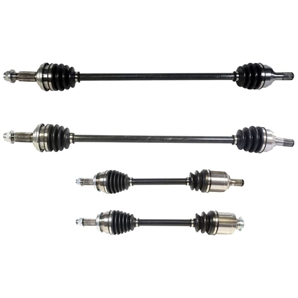 SET-GSPNCV37132-4 Front and Rear, Driver and Passenger Side Axle Assembly - Set of 4, 3.8L, 6Cyl