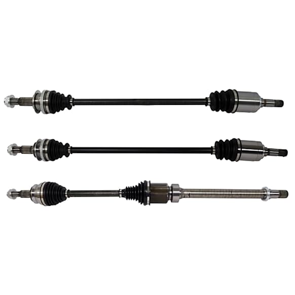 SET-GSPNCV47127-3 Front, Passenger Side and Rear, Driver and Passenger Side Axle Assembly - Set of 3 FWD, 2.5L, 4Cyl
