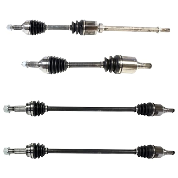 SET-GSPNCV53180-4 Front and Rear, Driver and Passenger Side Axle Assembly - Set of 4 FWD, 2.5L, 4Cyl