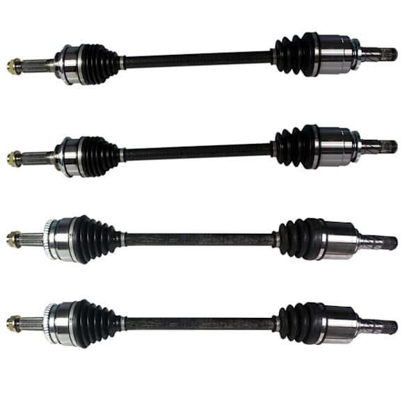 SET-GSPNCV66015-4 Front and Rear, Driver and Passenger Side Axle Assembly - Set of 4, 2.5L, 4Cyl