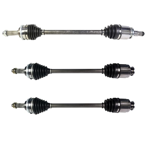 SET-GSPNCV66501-3A Front, Driver and Passenger Side and Rear, Driver Side Axle Assembly - Set of 3