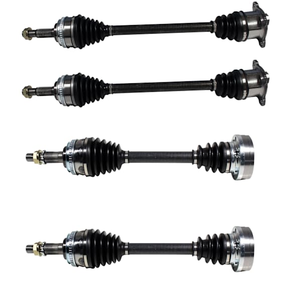 SET-GSPNCV69566-4A Front and Rear, Driver and Passenger Side Axle Assembly - Set of 4 FWD, 3.0L, 6Cyl