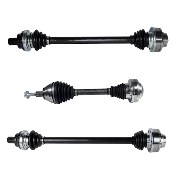 SET-GSPNCV72026-3B Front, Driver Side and Rear, Driver and Passenger Side Axle Assembly - Set of 3, 1.8L, 4Cyl