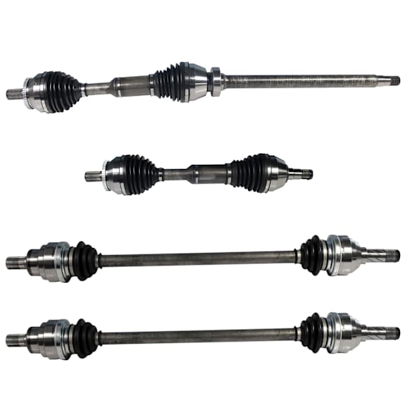 SET-GSPNCV73006-4 Front and Rear, Driver and Passenger Side Axle Assembly - Set of 4 FWD, 2.5L, 5Cyl