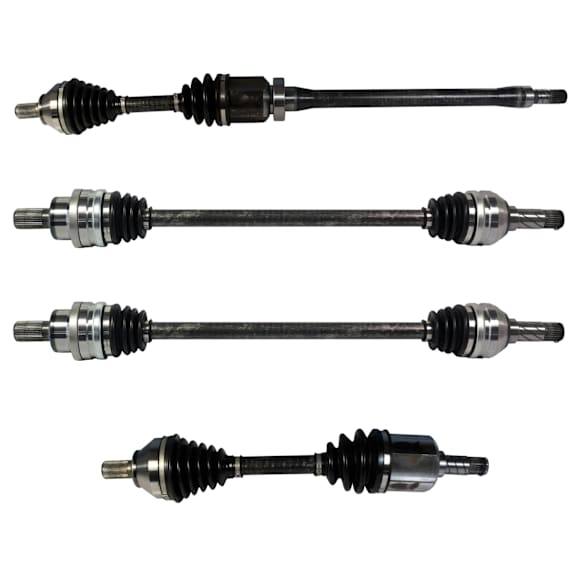 SET-GSPNCV73016-4 Front and Rear, Driver and Passenger Side Axle Assembly - Set of 4 FWD, 2.5L, 5Cyl