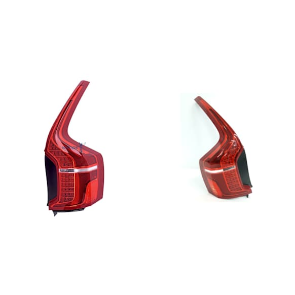 SET-GXL31655920 Driver and Passenger Side Halogen Tail Light, Without bulb(s), OE Replacement