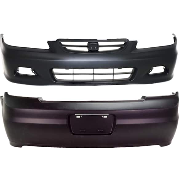 Coupe Front and Rear Primed Bumper Cover