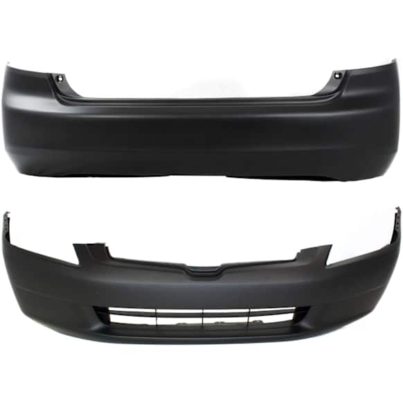 Sedan Front and Rear Primed Bumper Cover