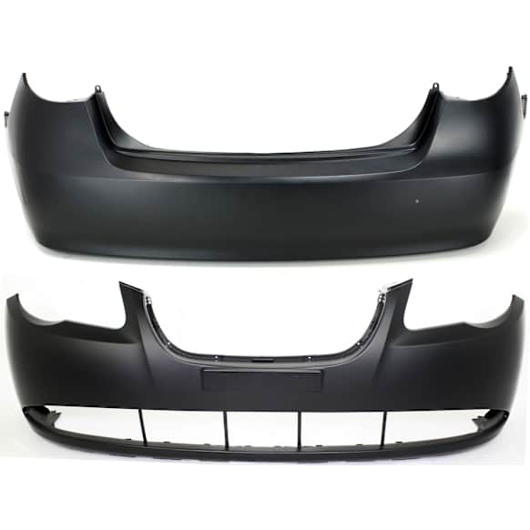 2007 Hyundai Elantra - Front and Rear Primed Bumper Cover, Sedan, CAPA Certified