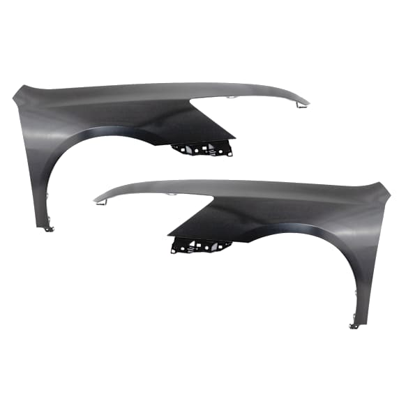 Front, Driver and Passenger Side Fenders, 4-Door, Sedan