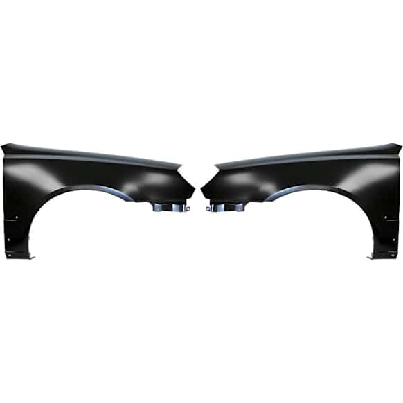 Front, Driver and Passenger Side Fenders, For Models Without Rocker Panel Molding