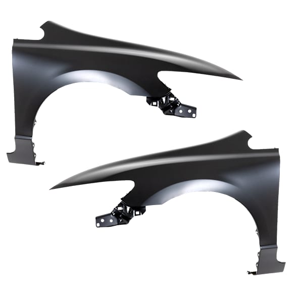Front, Driver and Passenger Side Fenders, 4-Door, Sedan, CAPA CERTIFIED