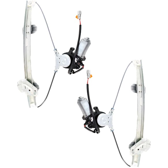 1997 Honda Civic EX 4 Cyl 1.6L - Sedan Front, Driver and Passenger Side Power Window Regulator, With Motor, 4-Door