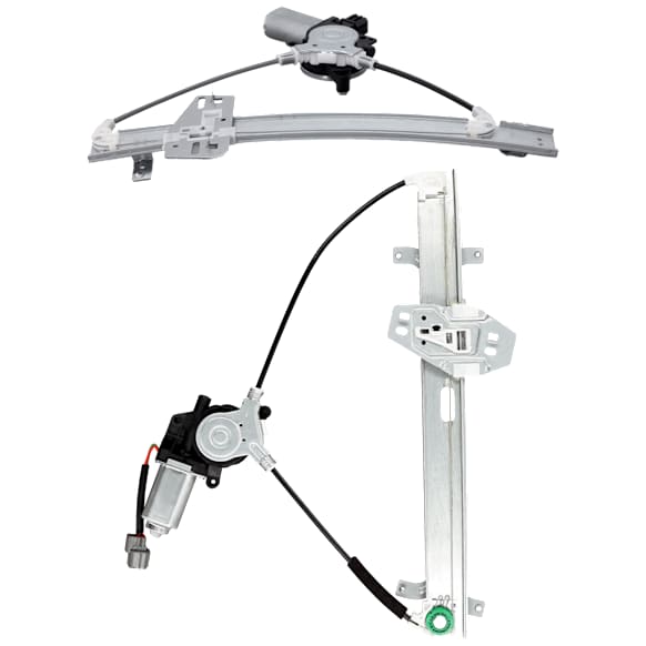 Sedan Front And Rear, Passenger Side Power Window Regulator, With Motor
