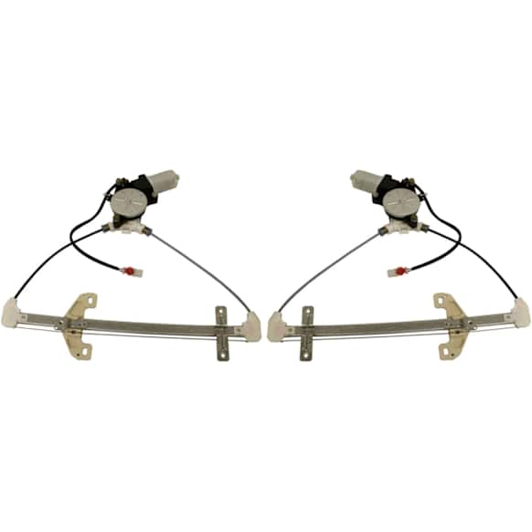 Rear, Driver and Passenger Side Window Regulators, Power, 4-Door, Sedan, Canada or USA Built Vehicle
