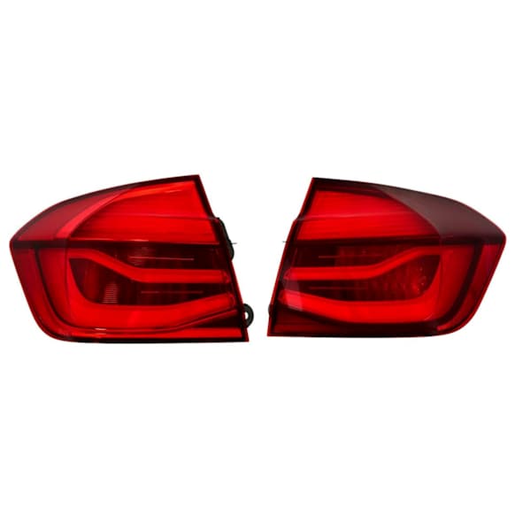 SET-H57012147441-C Driver and Passenger Side LED Tail Light, Without bulb(s), Red Lens