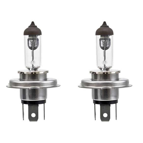 2005 Jeep Grand Cherokee - Driver and Passenger Side Halogen H4 Headlight Bulb, Bulb H4 12V 100/55W P43T T4.625 (2), High Beam or Low Beam, Set of 2