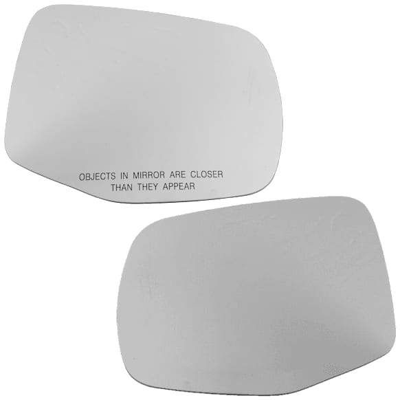 Driver and Passenger Side Mirror Glass, Non-Heated, No Blind Spot Feature