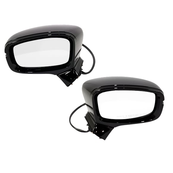 Driver and Passenger Side Mirrors, Power Adjust, Power Folding, Heated, Paintable, In-housing Signal Light, With memory, No Puddle Light, No Auto-Dimming, No Blind Spot Feature
