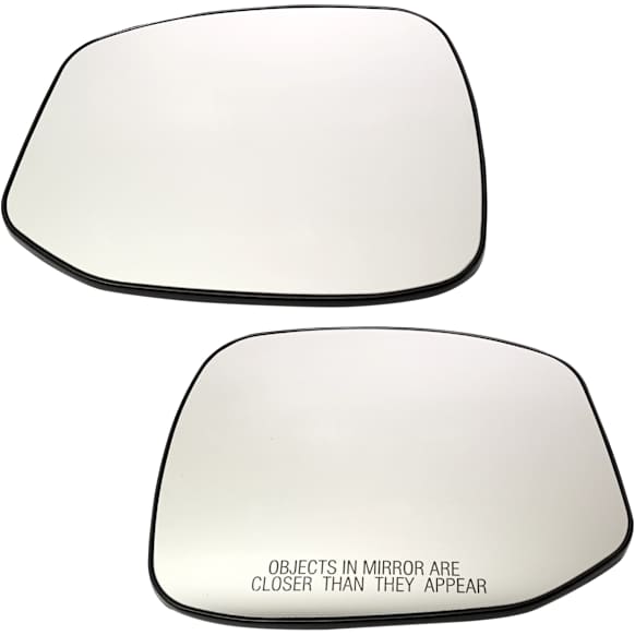Driver and Passenger Side Mirror Glass, Non-Heated, No Blind Spot Feature