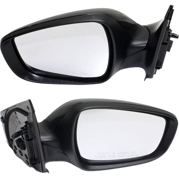 Driver and Passenger Side Mirror, Power Adjust, Heated, Manual Folding, Paintable, No Signal Light, No Memory, No Puddle Light, No Auto-Dim, No Blind Spot Feature
