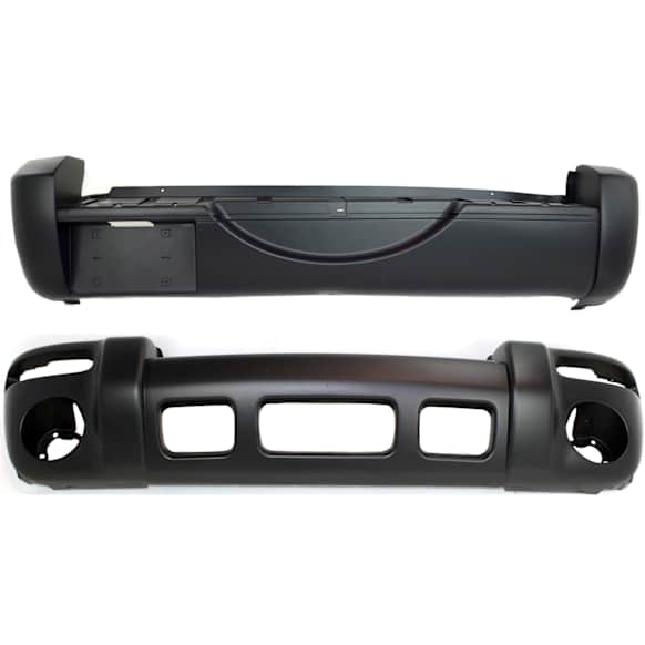 Sport Utility Front and Rear Primed Bumper Cover