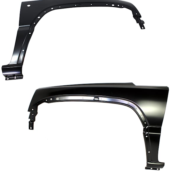 2005 Jeep Liberty - Front, Driver and Passenger Side Fender, For Models With Wheel Opening Molding Holes