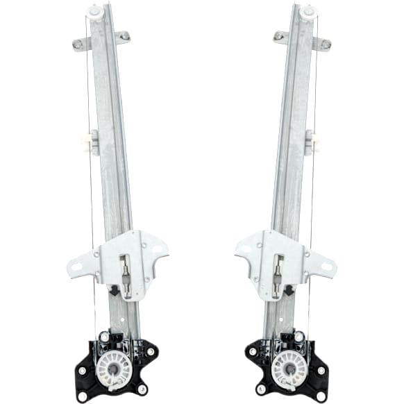 Front, Driver and Passenger Side Power Window Regulator, Without Motor