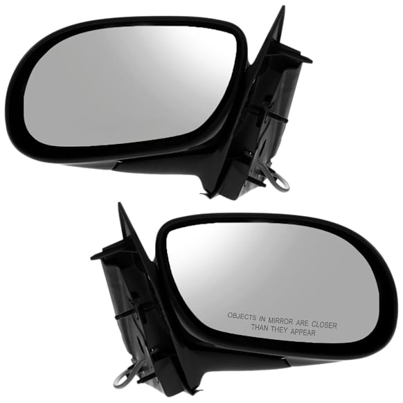 Driver and Passenger Side Mirrors, Power Adjust, Manual Folding, Non-Heated, Paintable, No Signal Light, No Memory, No Puddle Light, No Auto-Dimming, No Blind Spot Feature