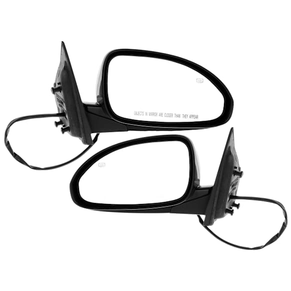 Driver and Passenger Side Mirrors, Power Adjust, Manual Folding, Heated, Paintable, In-housing Signal Light, No Memory, No Puddle Light, No Auto-Dimming, No Blind Spot Feature