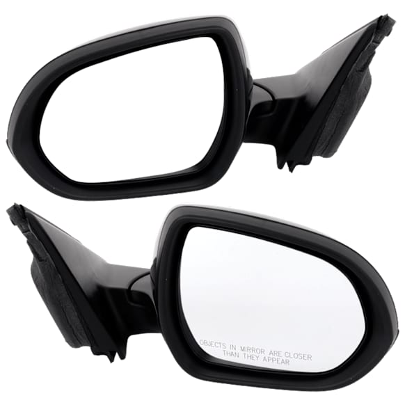 Driver and Passenger Side Mirror, Power Adjust, Heated, Manual Folding, Paintable, No Signal Light, No Memory, No Puddle Light, No Auto-Dim, No Blind Spot Feature
